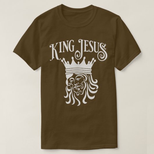 Koning Jezus, koning van koningen, Heer van lords, T-shirt (Design voorkant)