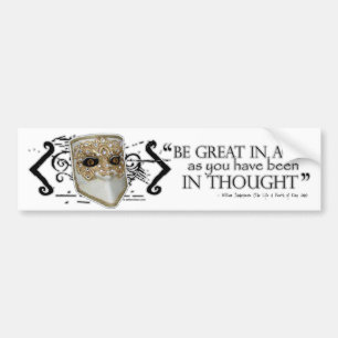 Koning Johan citaat Bumpersticker