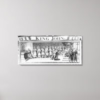 Koning John geeft zijn kroon over