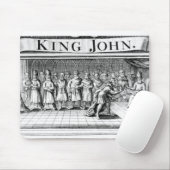 Koning John geeft zijn kroon over Muismat (Met muis)