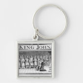 Koning John geeft zijn kroon over Sleutelhanger (Voorkant)