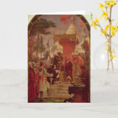 Koning John Granting Magna Carta in 1215, 1900 Kaart (Gele Bloem)