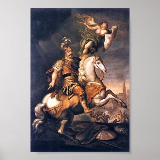 Koning John III Sobieski, strijd om Wenen Poster (Voorkant)