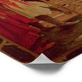 Koning John Verleent de Magna Carta in 1215, 1900 Poster (Hoek)