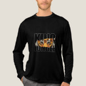 Koning jungle Tri-Blend shirt (Voorkant volledig)