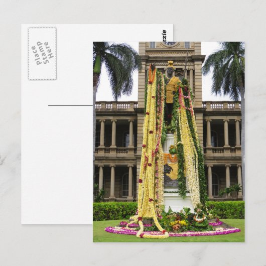 Koning Kamehameha de Grote Briefkaart (Voorkant / Achterkant)