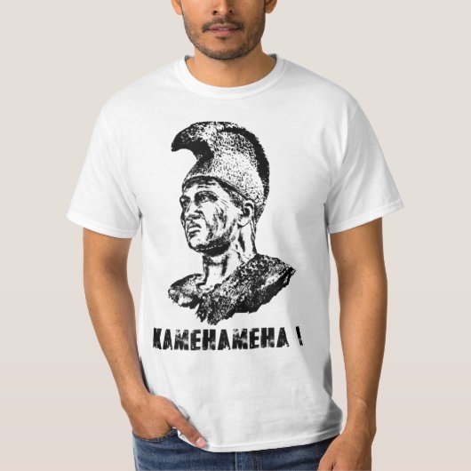 Koning Kamehameha I Hawaïaanse Eilanden Tropische  T-shirt (Voorkant)