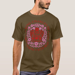 KONING KAREL III KRONING ROZE T-SHIRT