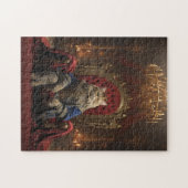 Koning Kat's overdadige troon kamer puzzel (Horizontaal)