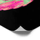 Koning Kikker Funky Meme Klassieke Stijl Poster (Hoek)
