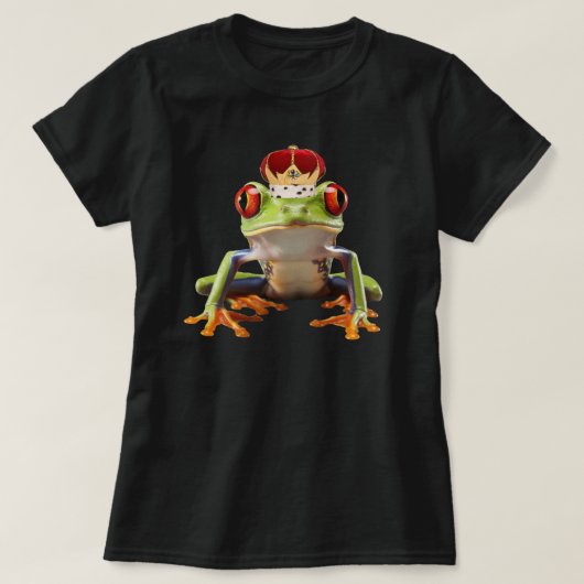 Koning Kikker T-shirt (Design voorkant)
