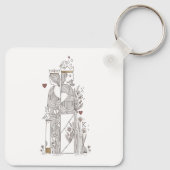 Koning+Koning Sleutelhanger (Achterkant)