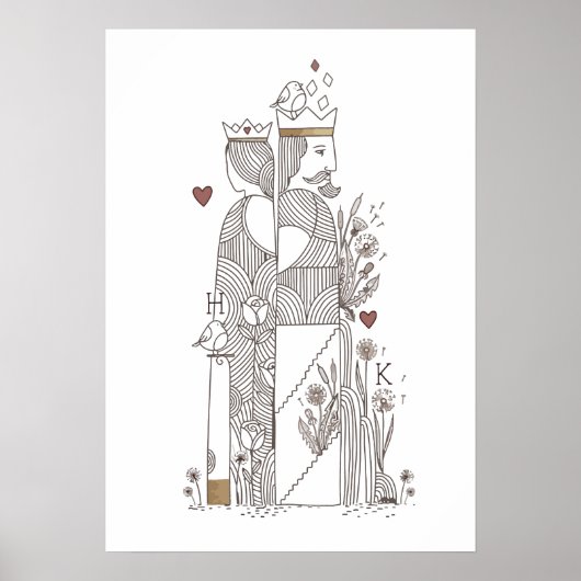 Koning+Koningin Poster (Voorkant)