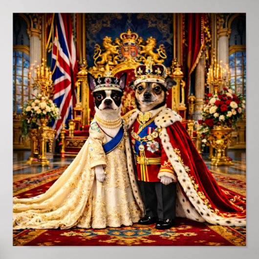 "Koning & Koningin" Poster (Voorkant)