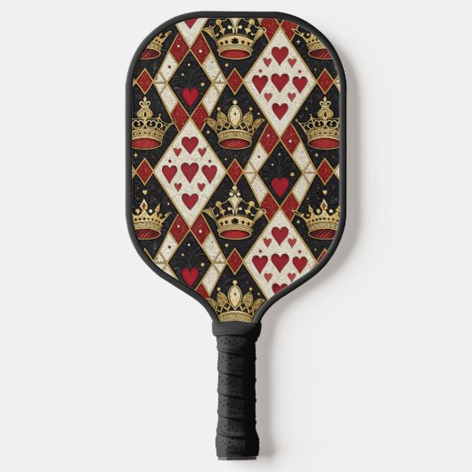 Koning & Koningin van Harten Pickleball Paddle (Voorkant)