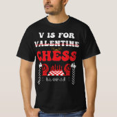 Koning/Koningin van het Hart: Checkmate Uw Weg naa T-shirt (Voorkant)