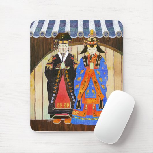 Koning & Koningin's Wedding Mousepad Muismat (Met muis)