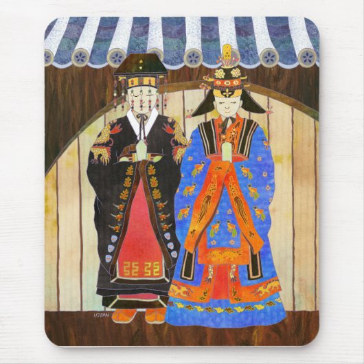 Koning & Koningin's Wedding Mousepad Muismat (Voorkant)