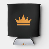 Koning Kroon Illustratie Blikjeskoeler (Voorkant)