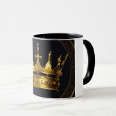 Koning Kroon Logo Combo Mok (Voorkant rechts)