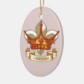Koning Kroon Opa ornament (Links)