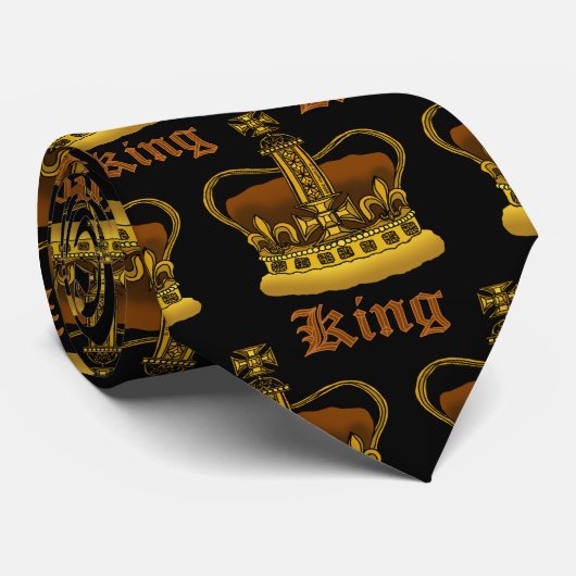 Koning Kroon Stropdas (Opgerold)