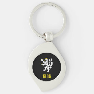 Koning Leeuw Crest Sleutelhanger