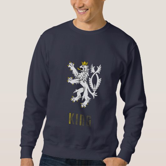 Koning Leeuw Crest Sweatshirt (Voorkant)