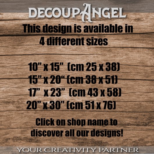 Koning Leeuw -Decoupage- Tissuepapier