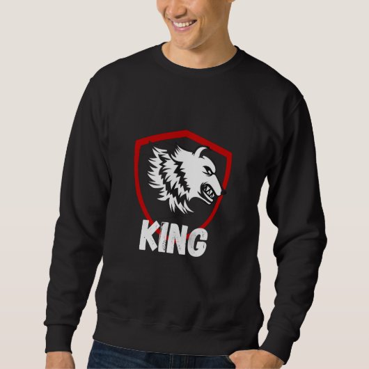 Koning Leeuw Heren Sweatshirt  (Voorkant)