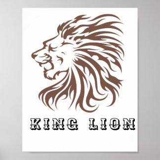 koning leeuw poster