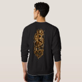 Koning Leeuwen Sweatshirt Met Kroon (Achterkant volledig)