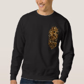 Koning Leeuwen Sweatshirt Met Kroon (Voorkant)
