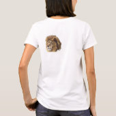 Koning Lion T-Shirt, Vrouw T-shirt (Achterkant)