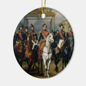Koning Louis-Philippe (1773-1850) van Frankrijk en Keramisch Ornament (Links)