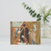 Koning Louis VI De bouw van Briefkaart (Staand voorkant)