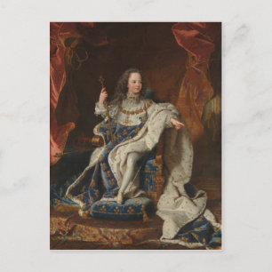 Koning Louis XV als kind van Hyacinthe Rigaud Briefkaart