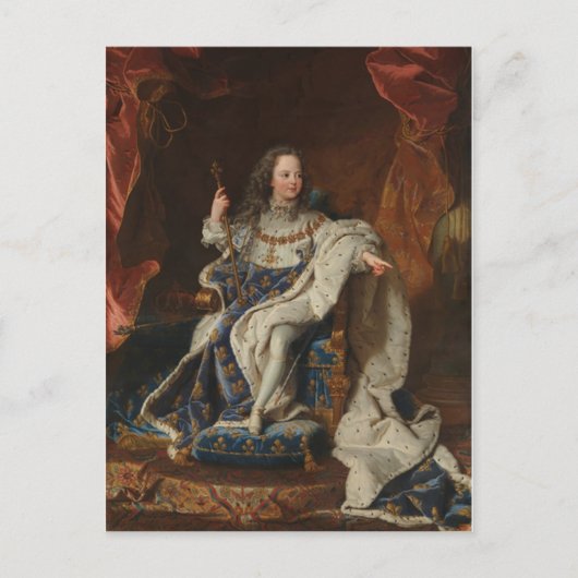 Koning Louis XV als kind van Hyacinthe Rigaud Briefkaart (Voorkant)