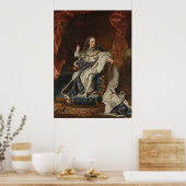 Koning Louis XV als kind van Riqaud Poster (Keuken)
