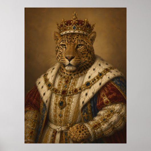 Koning Luipaard Poster (Voorkant)