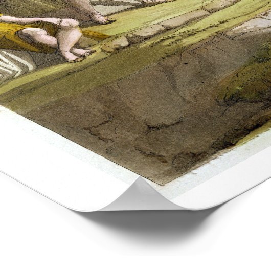 Koning Manco Capac en koningin Coya Mama ontvangen Poster (Hoek)