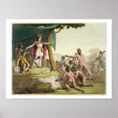 Koning Manco Capac en koningin Coya Mama ontvangen Poster (Voorkant)