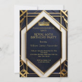 Koning Mans 60e Verjaardagsfeestje Kroon Goud Mari Kaart (Voorkant)