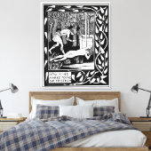 Koning Mark en Sir Tristram Canvas Afdruk (Insitu (Slaapkamer))