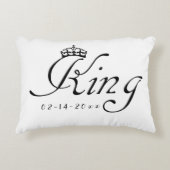 Koning met Kroon Accent Kussen (Voorkant)