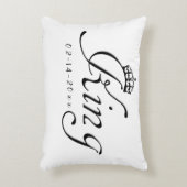 Koning met Kroon Accent Kussen (Voorkant(Verticaal))