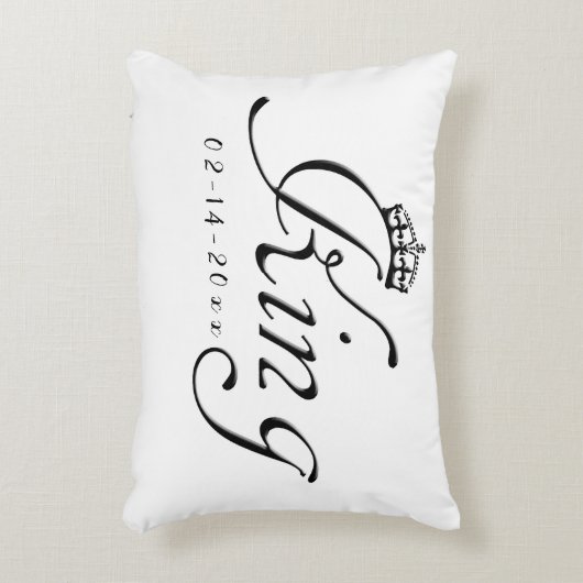 Koning met Kroon Accent Kussen (Voorkant(Verticaal))