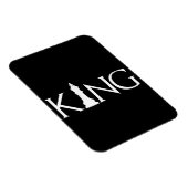 koning met schaakstuk magneet (Rechterzijde)
