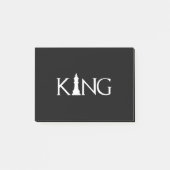 koning met schaakstuk post-it® notes (Voorkant)