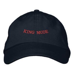 Koning Mode Gedrukte Navy Kleur Stijlvolle Hoed Ma Geborduurde Pet